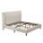 Chenille Cloth High Headboard Platform Bed-1658764492-1658764528