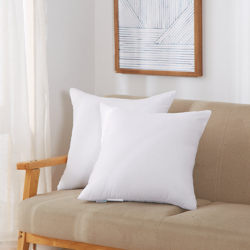 Solid Colour Reversible Pillow Insert, 22" H x 22" W