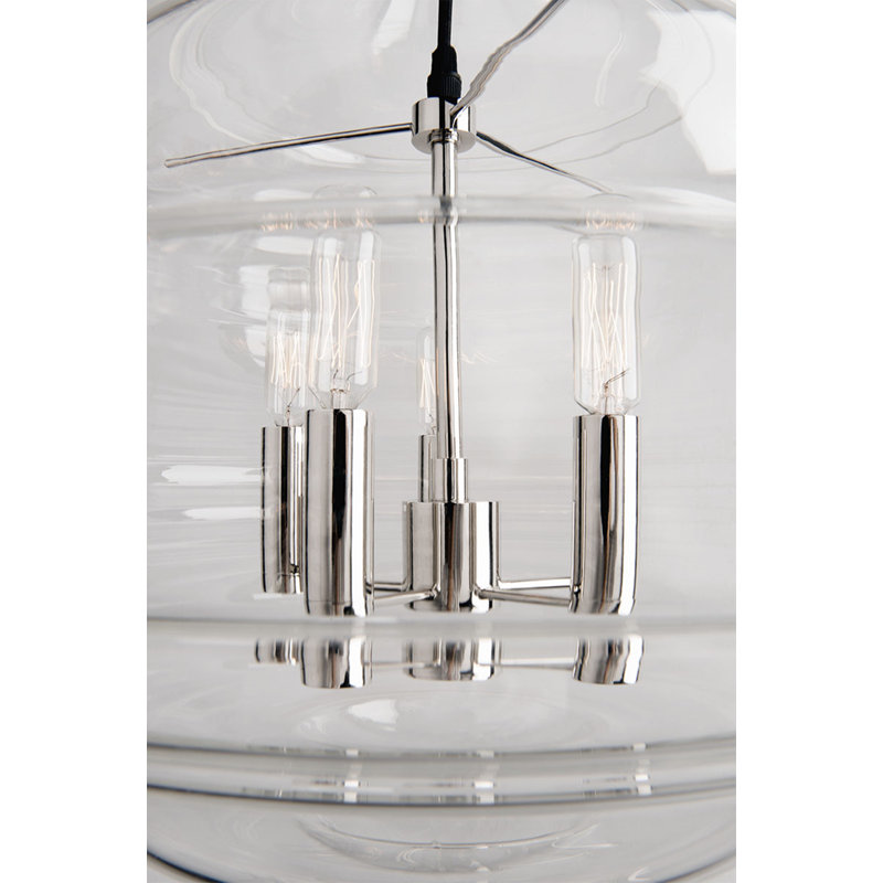 Washington 5 - Light Pendant, Polished Nickel