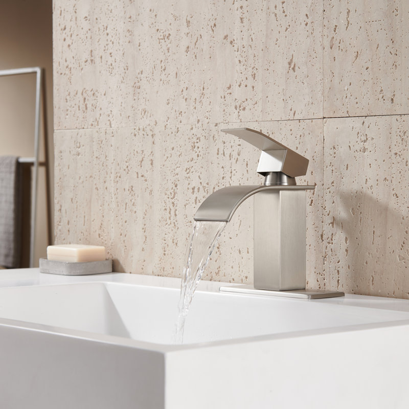 Herathena Single Hole Faucet Single-handle Waterfall Bathroom Faucet