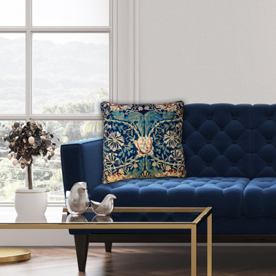 William Morris Honeysuckle cushion 55x55cm cushion