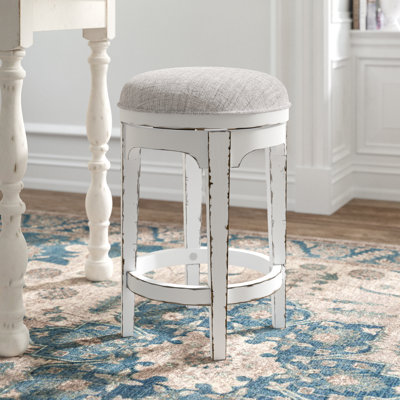Swivel Upholstered Counter Stool