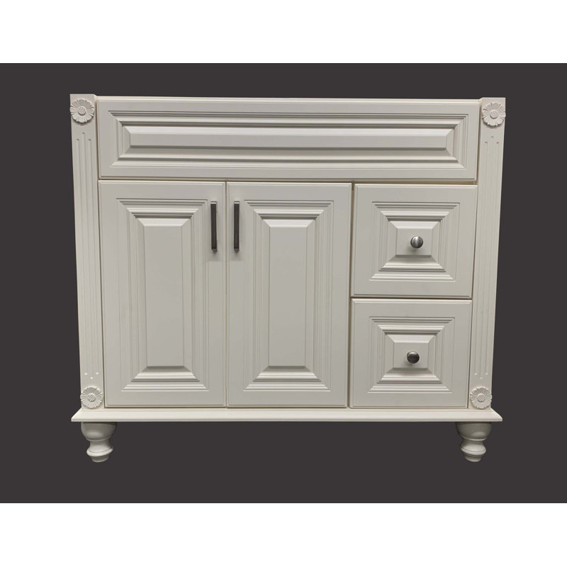 36'' Single Bathroom Vanity Base Only in Antique White