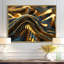 «Futur marée», art numérique mural, vagues abstraites modernes, salon-584734576-584734578