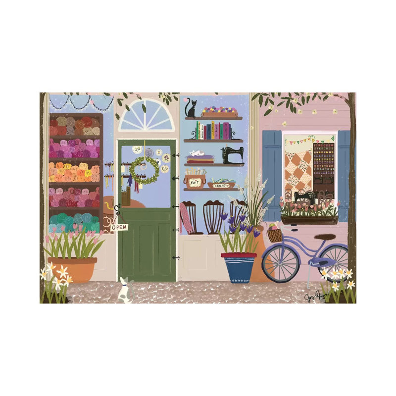Vitrine Stitcherie, H 8 po x l 12 po x P 0,75 po