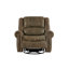 Fauteuil inclinable pivotant en microfibre Doniphan-1422215840