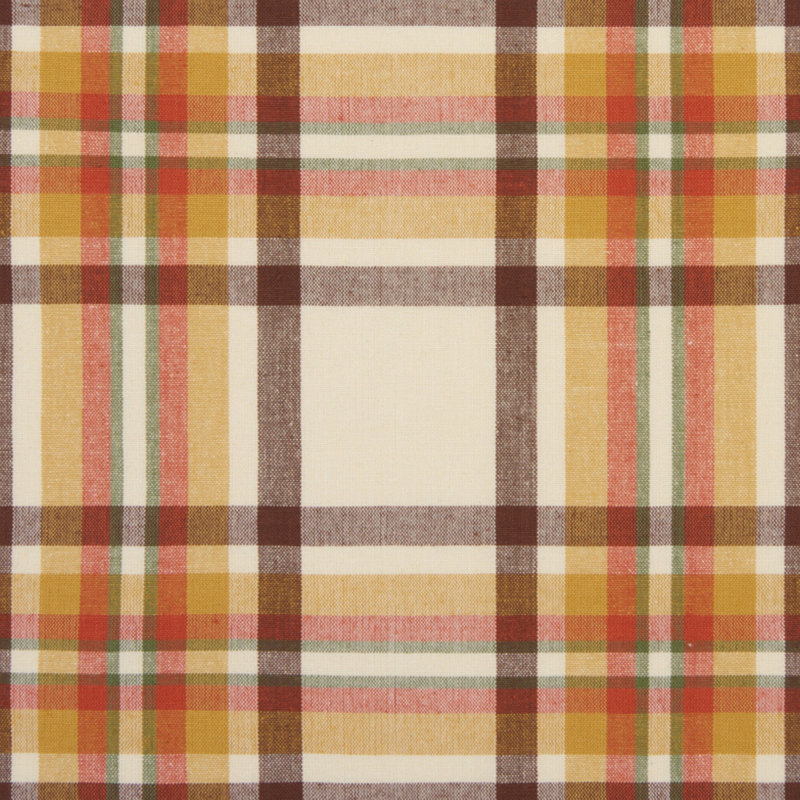 Tocarro Harvest/Thanksgiving Woven Plaid Cotton Rectangle Tablecloth, 102" x 60"
