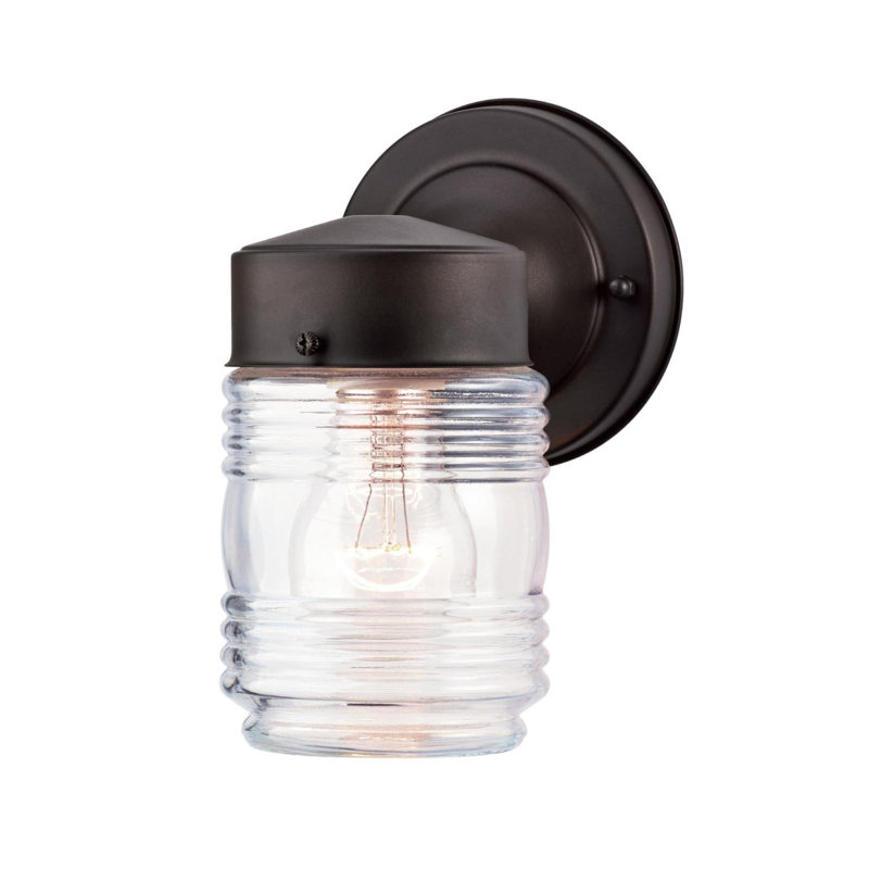 Cleaton Wall Light, Oil rubbed bronze, 7.5" H x 4.5" D x 5.75" W