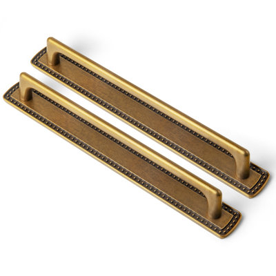 Ornate Studded-Edge Cabinet Pull Handles For Kitchen Cabinets, Dressers & Vintage Furniture Makeovers