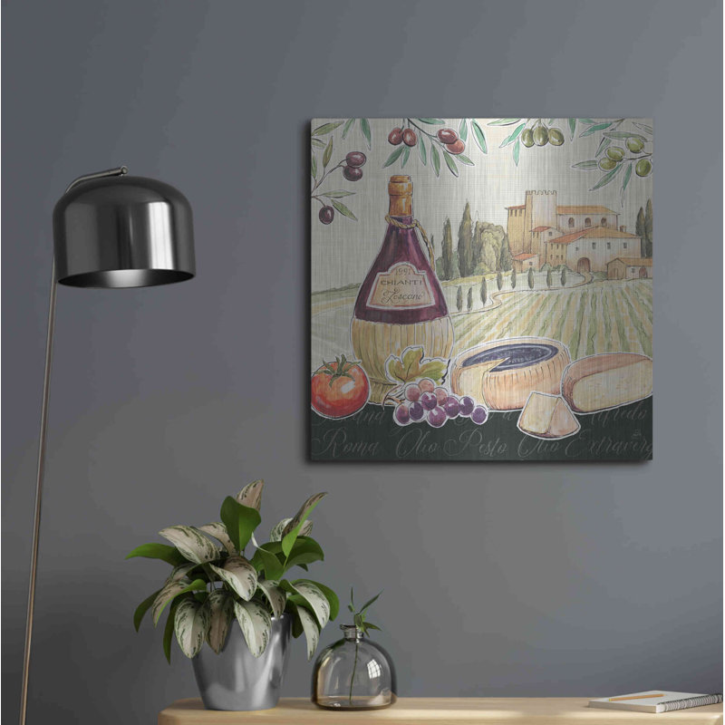 Gracie Oaks «Tuscan Flavour II» par Daphne Brissonet, art mural en métal, H 24 po x l 24 po