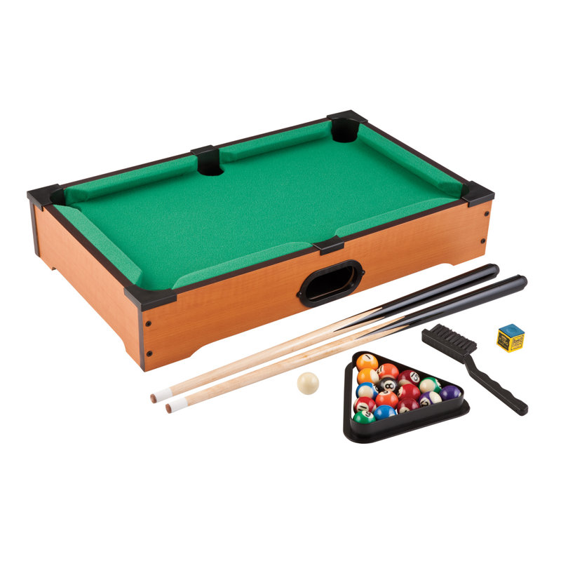 Sinister 20" Black and Green Table Top Mini Billiard Game Set