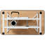Table de toilettage pour animaux (blanc; mauve)