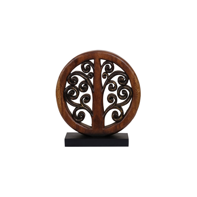 Sculpture en bois Mccastler sur base