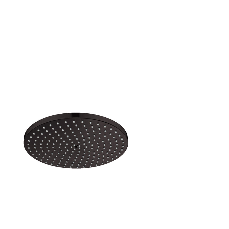 hansgrohe Raindance S Showerhead 240 1-Jet PowderRain, 1.75 GPM, Matte Black, 1.75 GPM
