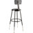 Backed Adjustable Height Ergonomic Industrial Stool Footring-2022394541