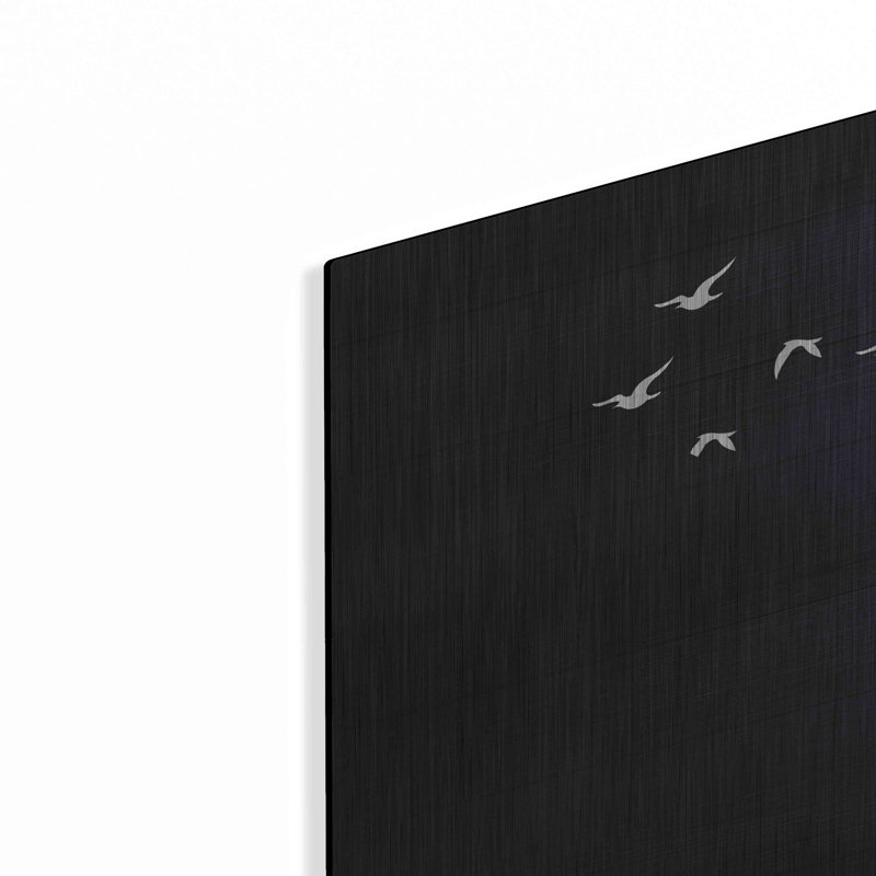 «Wood Series: Birds And Tree, Inverted Silhouettes» par Bess Hamiti, H 24 po x l 36 po