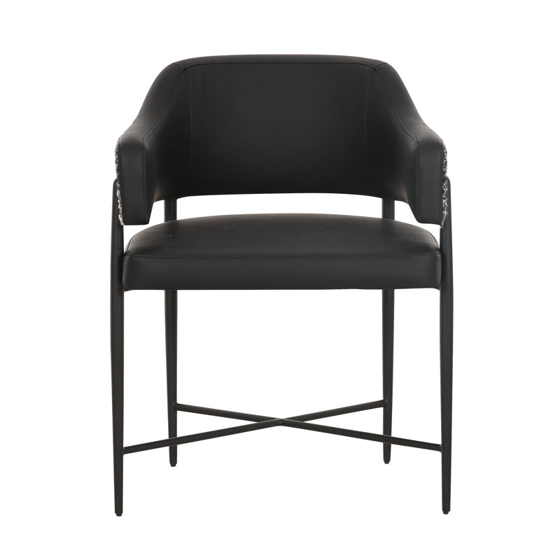 Chaise de salle à manger Sezanne, Noir