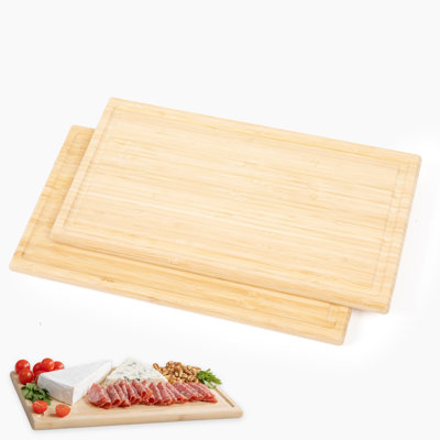 Bamboo Cutting Board (2-piece Set)