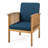 Of 2 Outdoor Chairs - And Functional For Use 2Pcs Wood Seating Stylish-297099674