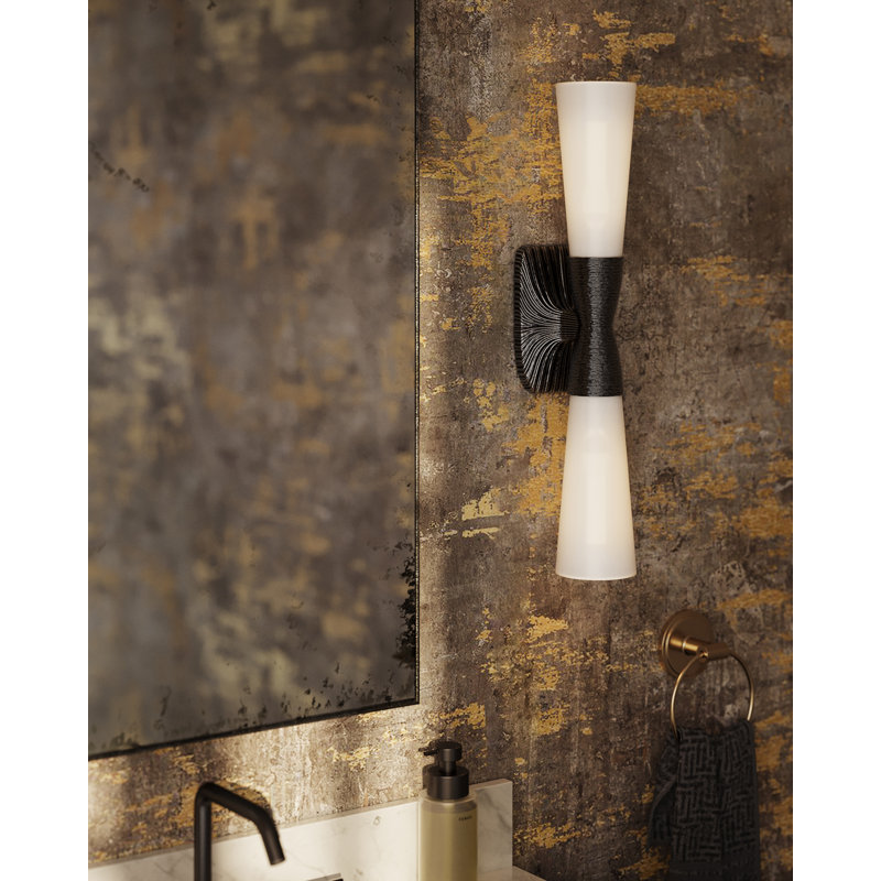 Rene Metal Wall Mirror, 34" H x 24" W