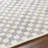 Mariner Checkered Handmade Tufted Wool/Recycled P.E.T. Area Rug in Blue/Gray/Beige-641521777