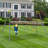 HomCom Metal Swing Set with 1 Swing(s)
