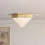 Mineral 8-in Brass Flush Mount-742885805-742885804