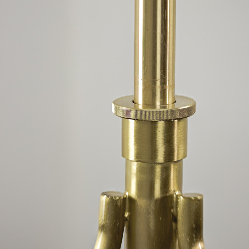 Ebonie 72'' Tripod Floor Lamp, Gold