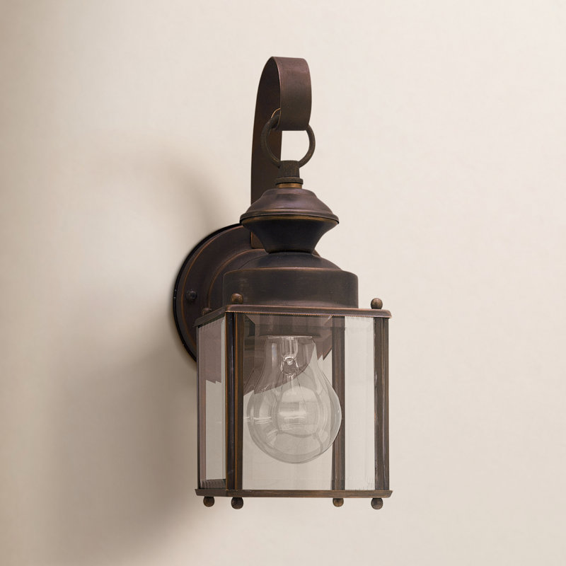 Tiernan Aluminum Wall Light, Antique Bronze