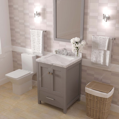 Kazanovicz 24"" Single Bathroom Vanity Set -  Latitude RunÂ®, 758AFC9FDF964C78872227461E89D708