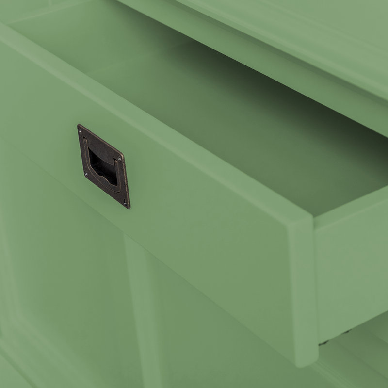 Analin Display Cabinet, Green