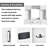 Modern Style 4-In-1 Multiple Functions Hallway Coat Rack With Seven Metal Black Hooks, Entryway Bench Hall Tree With Ample Storage Drawer-284543901
