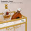 Cacia Wine Bottle & Glass Rack