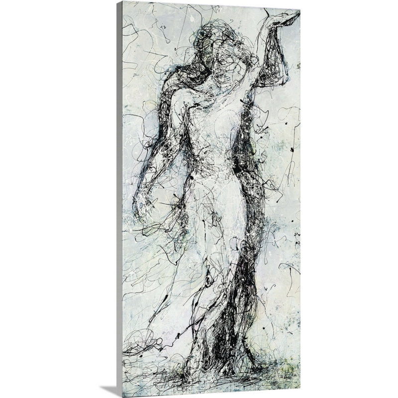 « inséparable », impression, H 48 po x l 24 po x P 1,5 po, Toile tendue