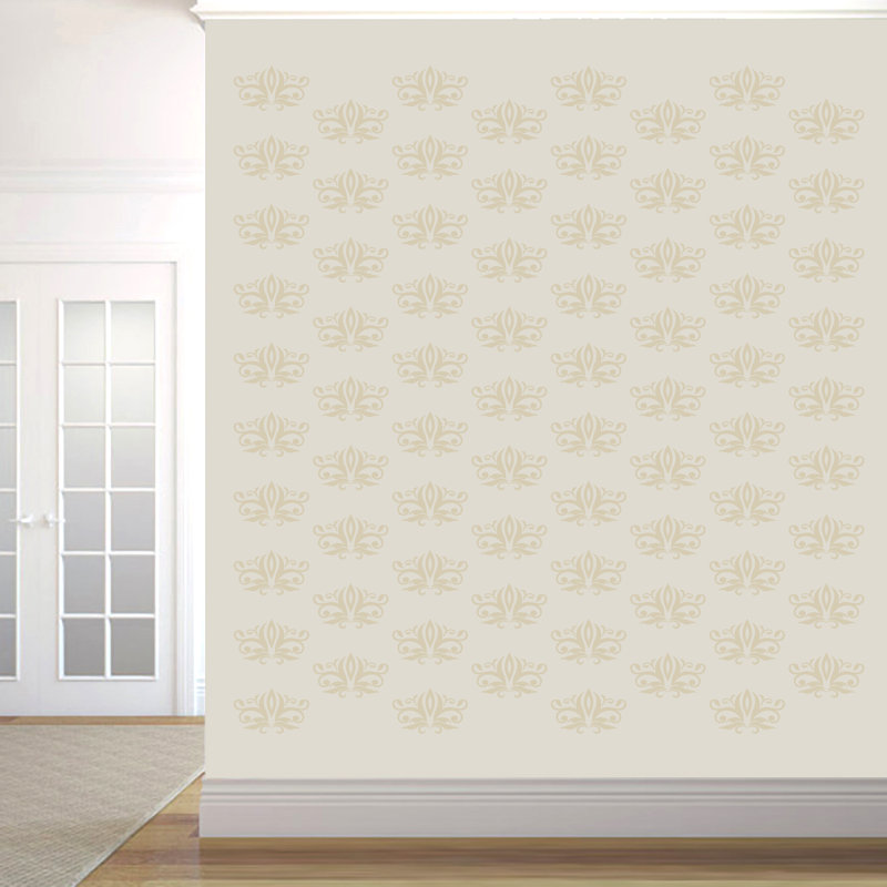 Lisman Abstract Wall Decal, Light Beige