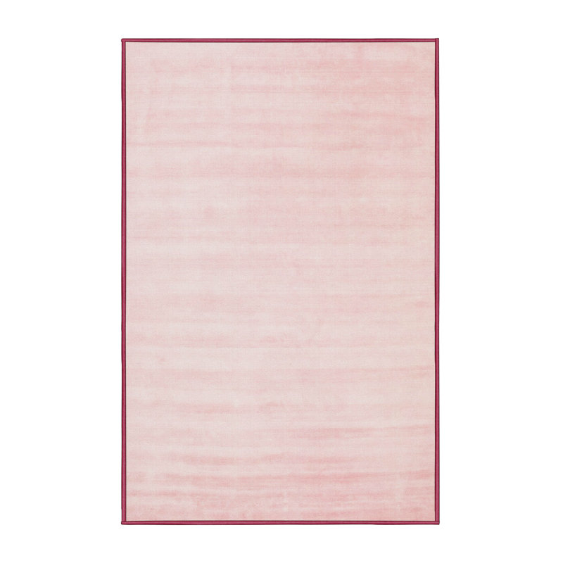 Tapis contemporain rose, Rectangle 2 pi x 3 pi