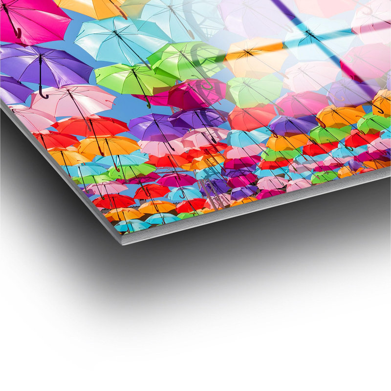 Superbe peinture murale en verre trempé 27,6 po x 39,4 po | 100% verre trempé, épaisseur: 0,16 pouce | Décoration élégante pour le salon ou le bureau, durable et facile à nettoyer, idée de cadeau parfaite
