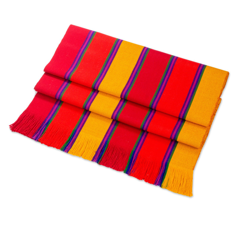 Rines Sunset Glory Cotton Runner