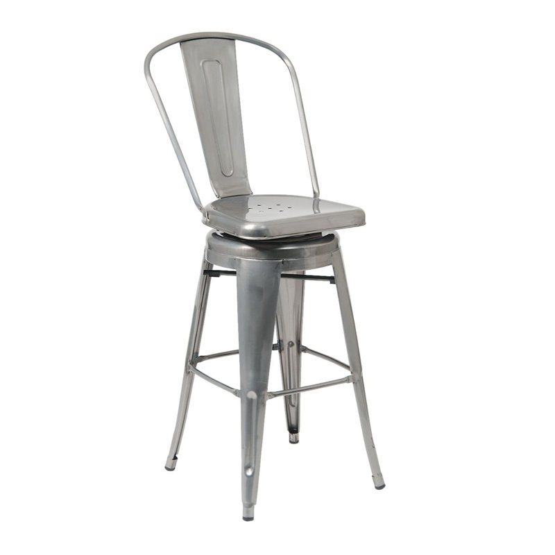 Tabouret de bar pivotant 29 po