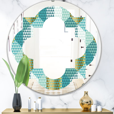 Miroir mural éclectique Quatrefoil