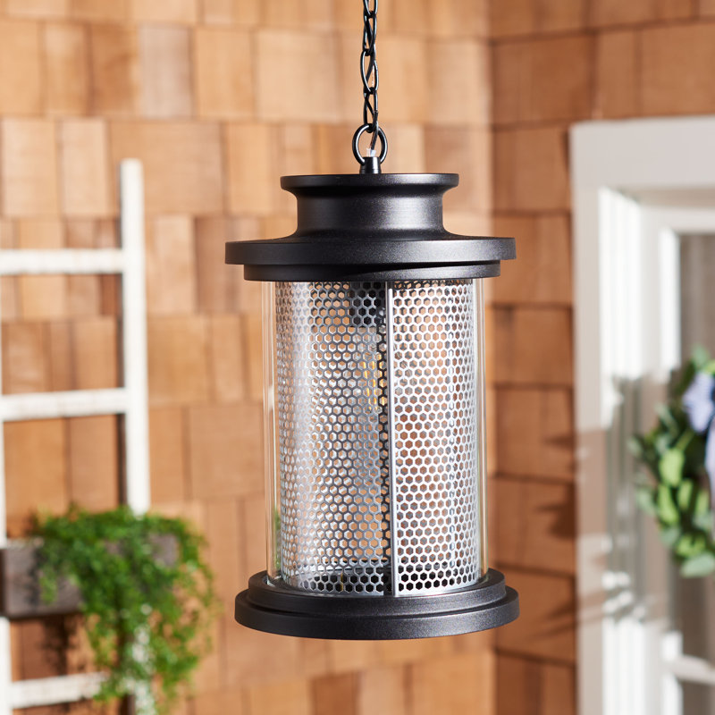 1 - Light Clear/Black Single Pendant