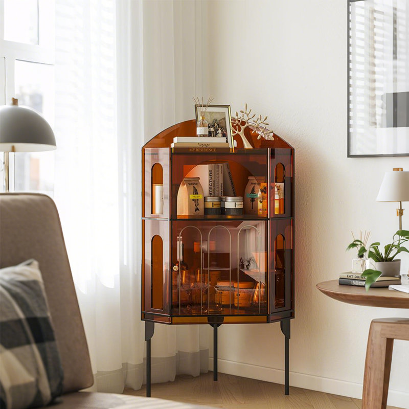 Armoire de rangement en coin 45,67 po