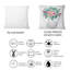 Carré, bouquets de fleurs dans un pot de fleurs rustique - coussin décoratif traditionnel-60159686