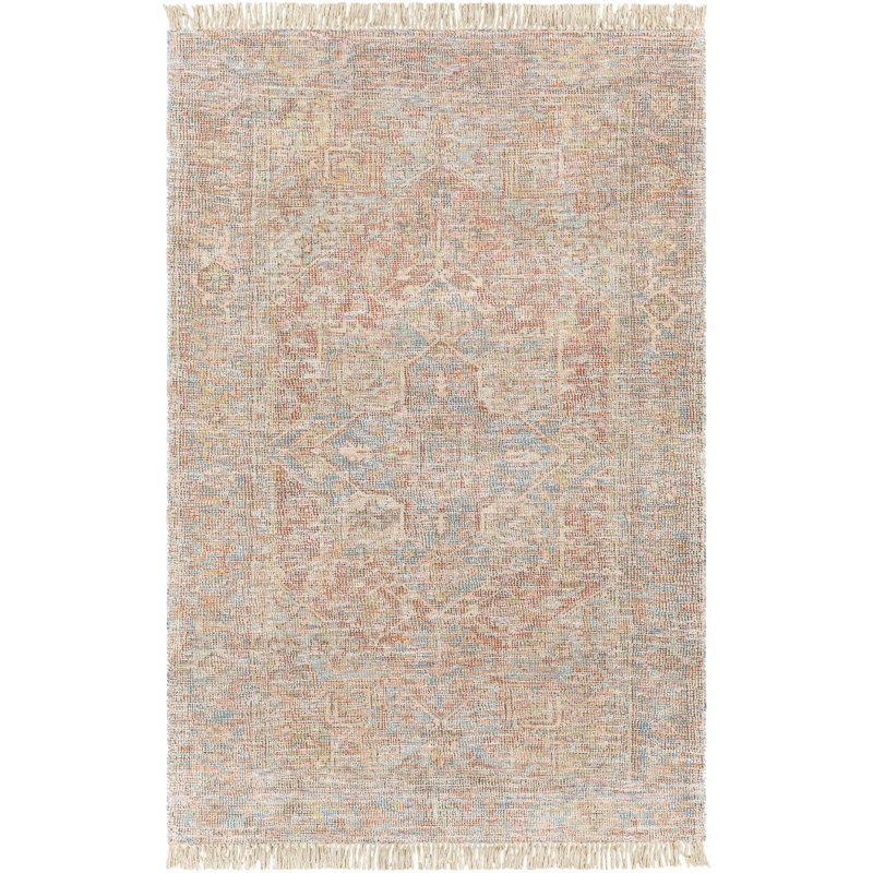 Oriental Handwoven Brown Area Rug, Rectangle 2' x 3'