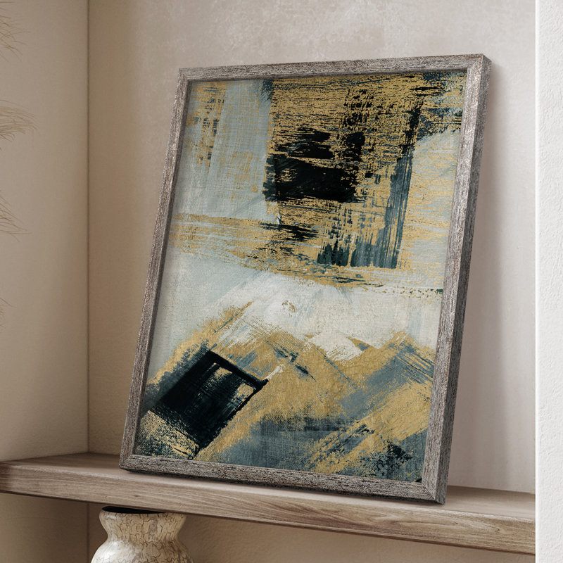 Southern Flow Framed Print - Solid Wood, 15" H x 12" W