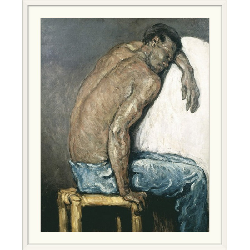 « the black scorpion » par l’impression de peintures Paul Cezanne, Cadre blanc, H 28 po x l 24 po x P 1 po