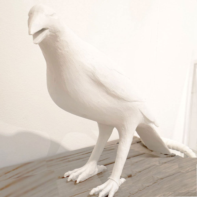 Resin Crows 3 Piece Figurine Set