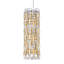 Sarella 3 Light 5in x 15in Pendant in Antique Silver with Clear Heritage Handcut Crystals-1810803247-1810803238