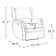 Domingo Genuine Leather Power Recliner With Wingback Design