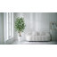 Adcock UV Protected Artificial Ficus Tree with Decorative Base, Faux Ficus Plant with Natural Trunk-1722551520-1722551526